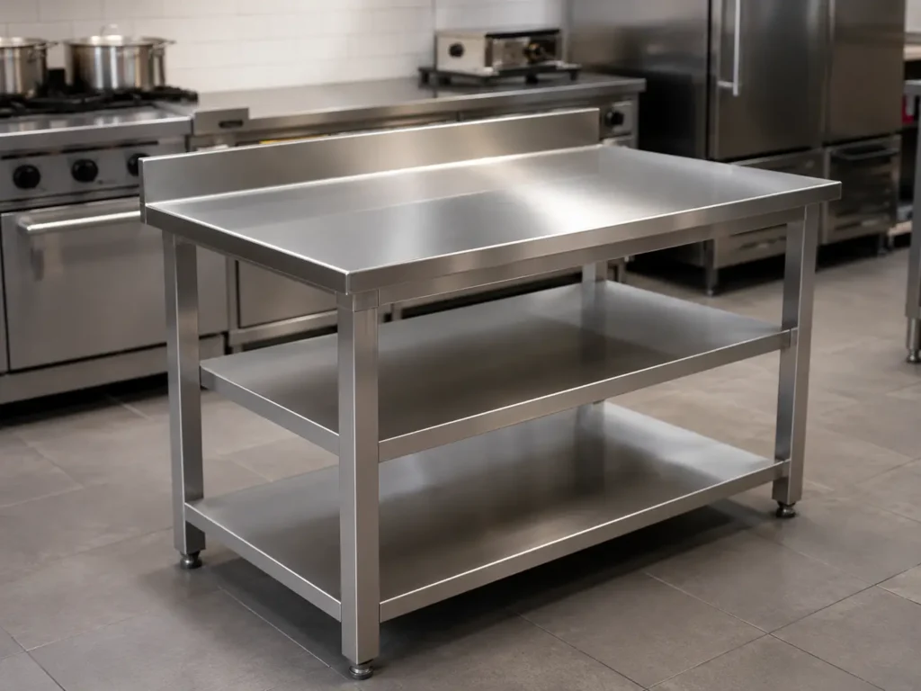 Commercial kitchen table welding and repair