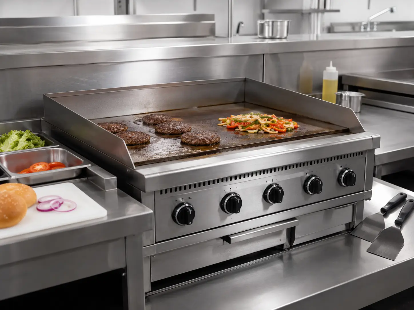 Flat-top griddle repair in a commercial kitchen in Kansas City