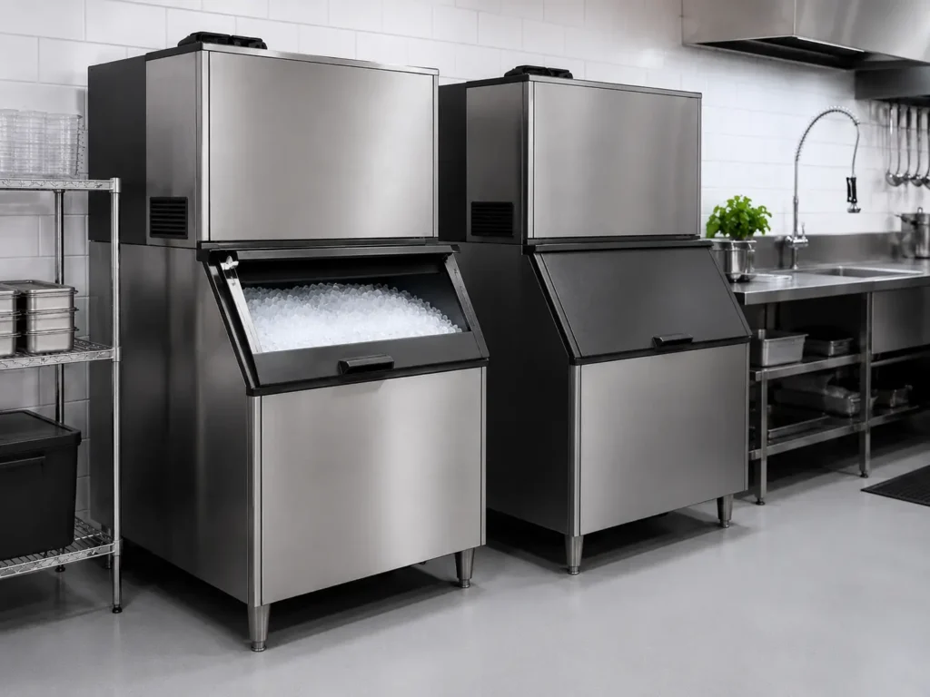 Restaurant ice machine installation and replacement